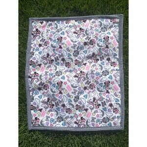 MiniMouse & Unicorns Doll Blanket/Carseat Snuggie 21x17 inches